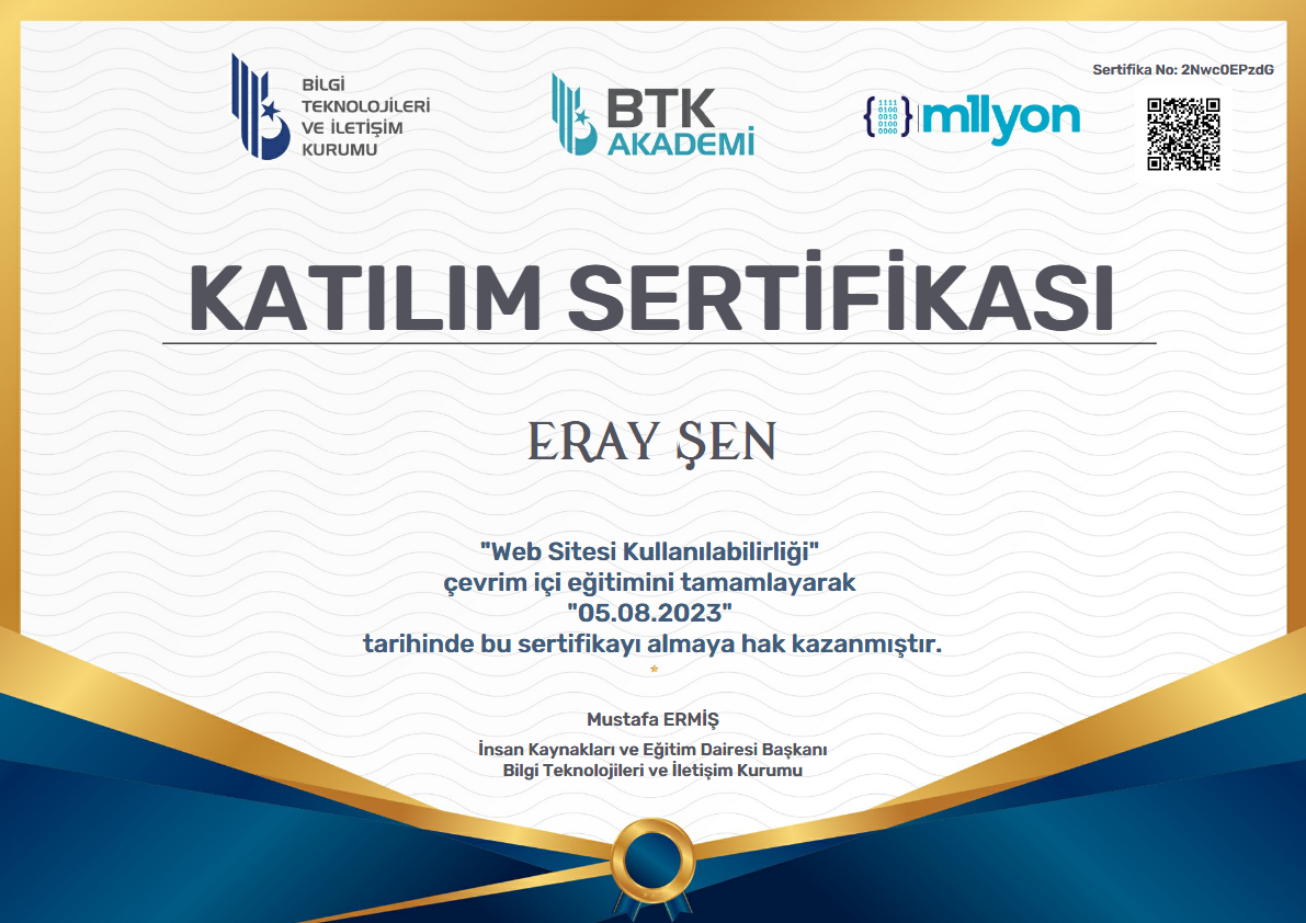 Web Sitesi Kullanılabilirliği